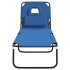 Tumbona plegable tela Oxford acero recubrimiento en polvo