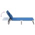 Tumbona plegable tela Oxford acero recubrimiento en polvo