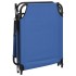 Tumbona plegable tela Oxford acero recubrimiento en polvo