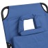 Tumbona plegable tela Oxford acero recubrimiento en polvo
