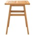 Mesa auxiliar madera maciza acacia 45x45x60