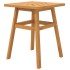 Mesa auxiliar madera maciza acacia 45x45x60