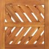 Mesa auxiliar madera maciza acacia 45x45x60