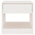 Mesitas de noche 2 uds madera maciza de pino blanca 40x31x40
