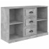 Aparador madera contrachapada gris hormigón 104,5x35,5x67,5
