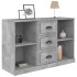 Aparador madera contrachapada gris hormigón 104,5x35,5x67,5
