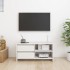 Mueble para TV de madera maciza de pino blanco 80x31x39