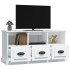 Mueble de TV madera contrachapada blanco 100x35x50