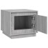 Mesa de centro madera contrachapada gris Sonoma 51x50x44