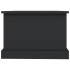 Mesa de centro madera contrachapada negro 90x50x35