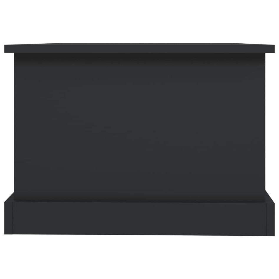 Mesa de centro madera contrachapada negro 90x50x35