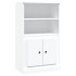 Aparador de madera contrachapada blanco 60x35,5x103,5
