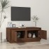 Mesa de centro madera contrachapada marrón roble 102x50x44
