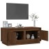 Mesa de centro madera contrachapada marrón roble 102x50x44