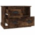 Mesita de noche color roble ahumado 60x39x45