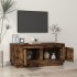 Mesa de centro madera contrachapada roble ahumado 102x50x44