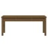 Banco de jardín madera maciza pino marrón miel 109x44x45