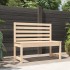 Banco de jardín madera maciza de pino 109