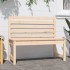 Banco de jardín madera maciza de pino 109