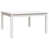 Mesa de jardín madera maciza pino blanco 82,5x82,5x45