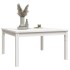 Mesa de jardín madera maciza pino blanco 82,5x82,5x45