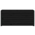 Baúl de jardín madera maciza de pino negro 101x50,5x46,5