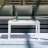 Mesa de jardín madera maciza de pino blanco 82,5x50,5x45