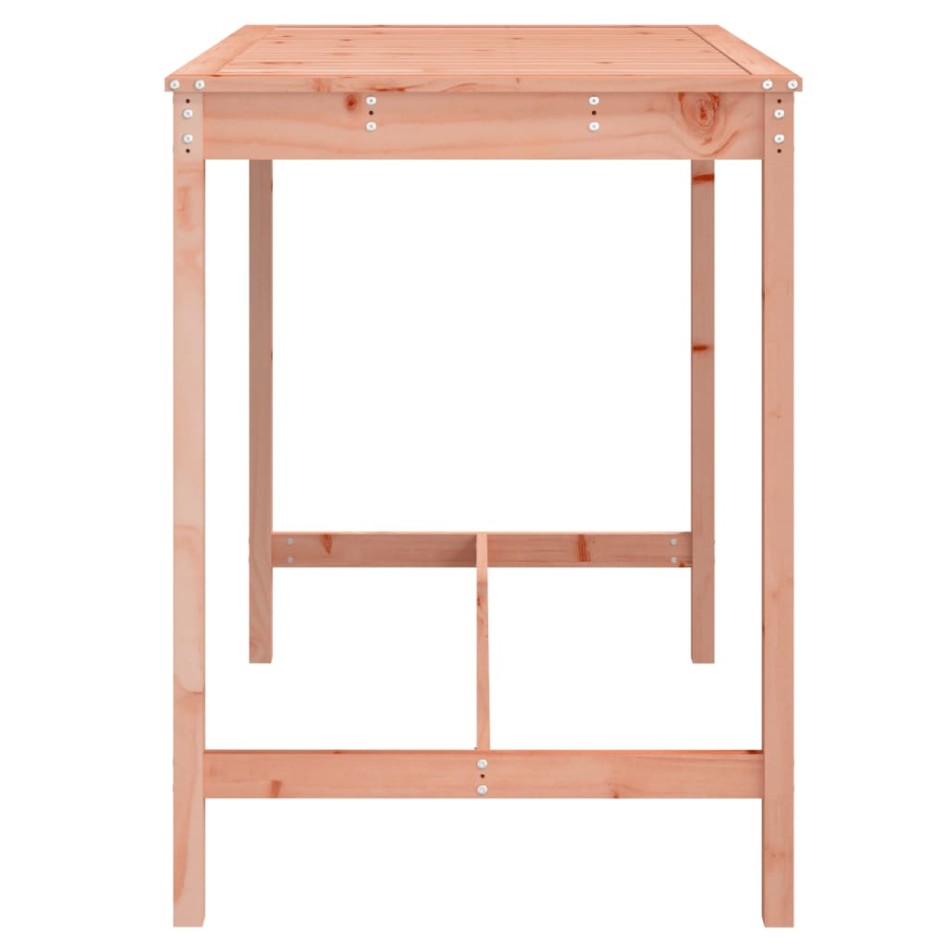 Mesa de jardín madera maciza Douglas 121x82,5x110