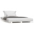 Estructura de cama madera maciza de pino blanco 90x200