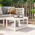 Mesa de jardín madera maciza de pino blanco 82,5x50,5x45