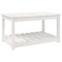 Mesa de jardín madera maciza de pino blanco 82,5x50,5x45