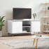 Mueble de TV madera de ingeniería blanco brillo 104x35x50