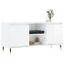 Mueble de TV madera de ingeniería blanco brillo 104x35x50