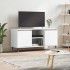 Mueble de TV madera de ingeniería blanco 104x35x50