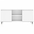 Mueble de TV madera de ingeniería blanco 104x35x50