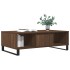 Mesa de centro madera de ingeniería roble marrón 104x60x35