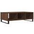 Mesa de centro madera de ingeniería roble marrón 104x60x35