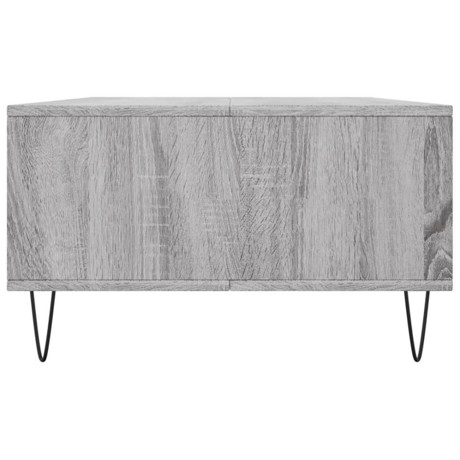 Mesa de centro madera de ingeniería gris Sonoma 104x60x35