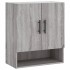 Armario de pared madera de ingeniería gris Sonoma 60x31x70