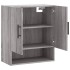 Armario de pared madera de ingeniería gris Sonoma 60x31x70