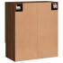 Armario de pared madera de ingeniería marrón roble 60x31x70