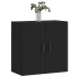 Armario de pared madera de ingeniería negro 60x31x60