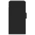 Armario de pared madera de ingeniería negro 60x31x60