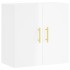 Armario pared madera contrachapada blanco brillo 60x31x60