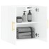 Armario pared madera contrachapada blanco brillo 60x31x60
