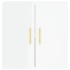 Armario pared madera contrachapada blanco brillo 60x31x60