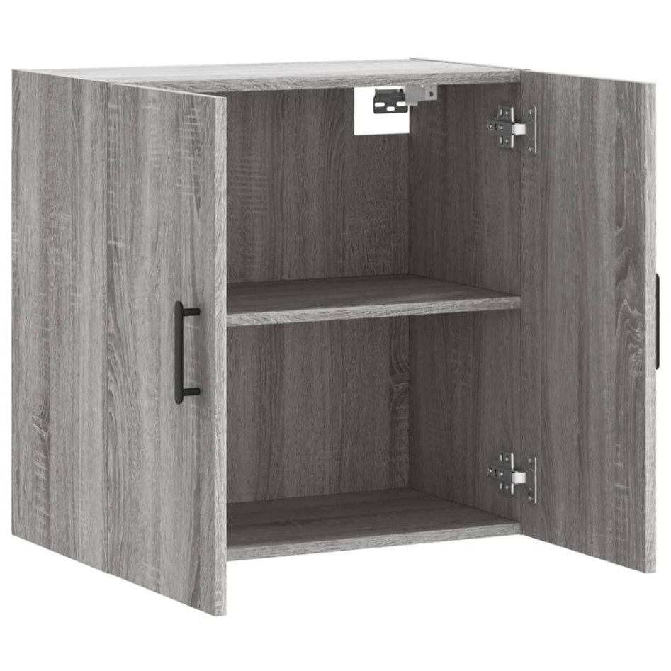 Armario de pared madera de ingeniería gris Sonoma 60x31x60