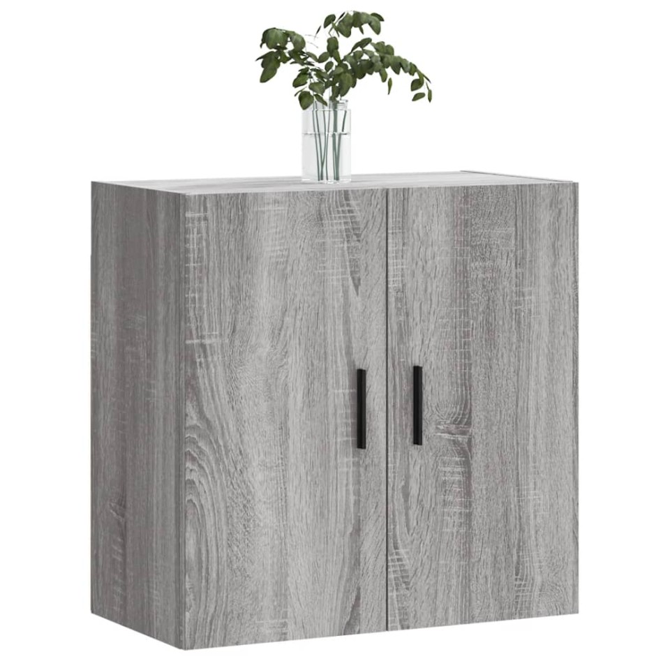 Armario de pared madera de ingeniería gris Sonoma 60x31x60