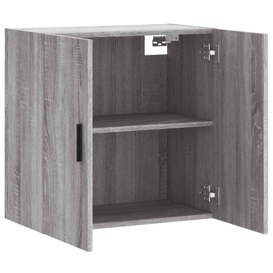 Armario de pared madera de ingeniería gris Sonoma 60x31x60