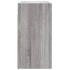 Armario de pared madera de ingeniería gris Sonoma 60x31x60